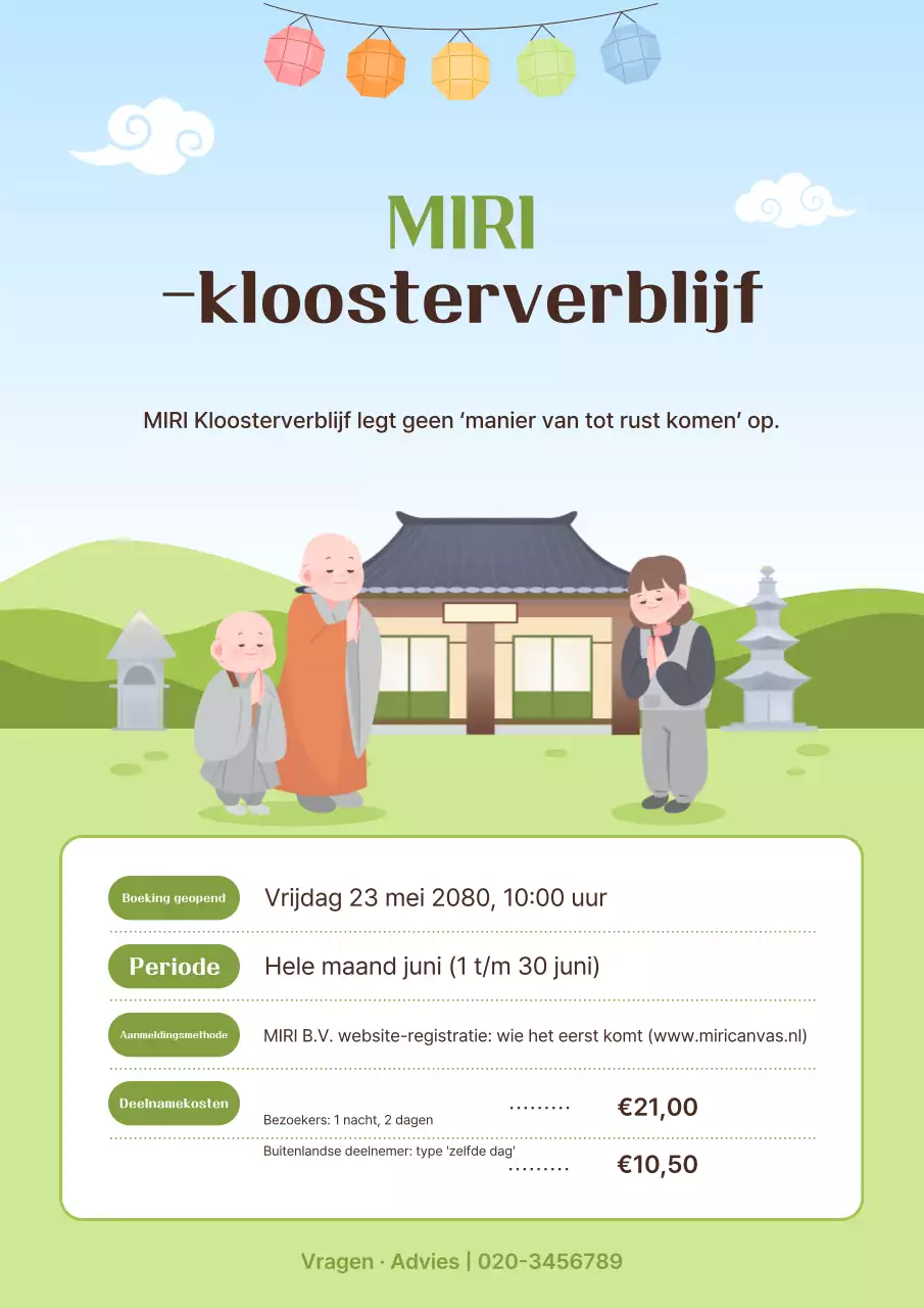 Gids voor een verblijf in een traditionele tempel in Yeondu