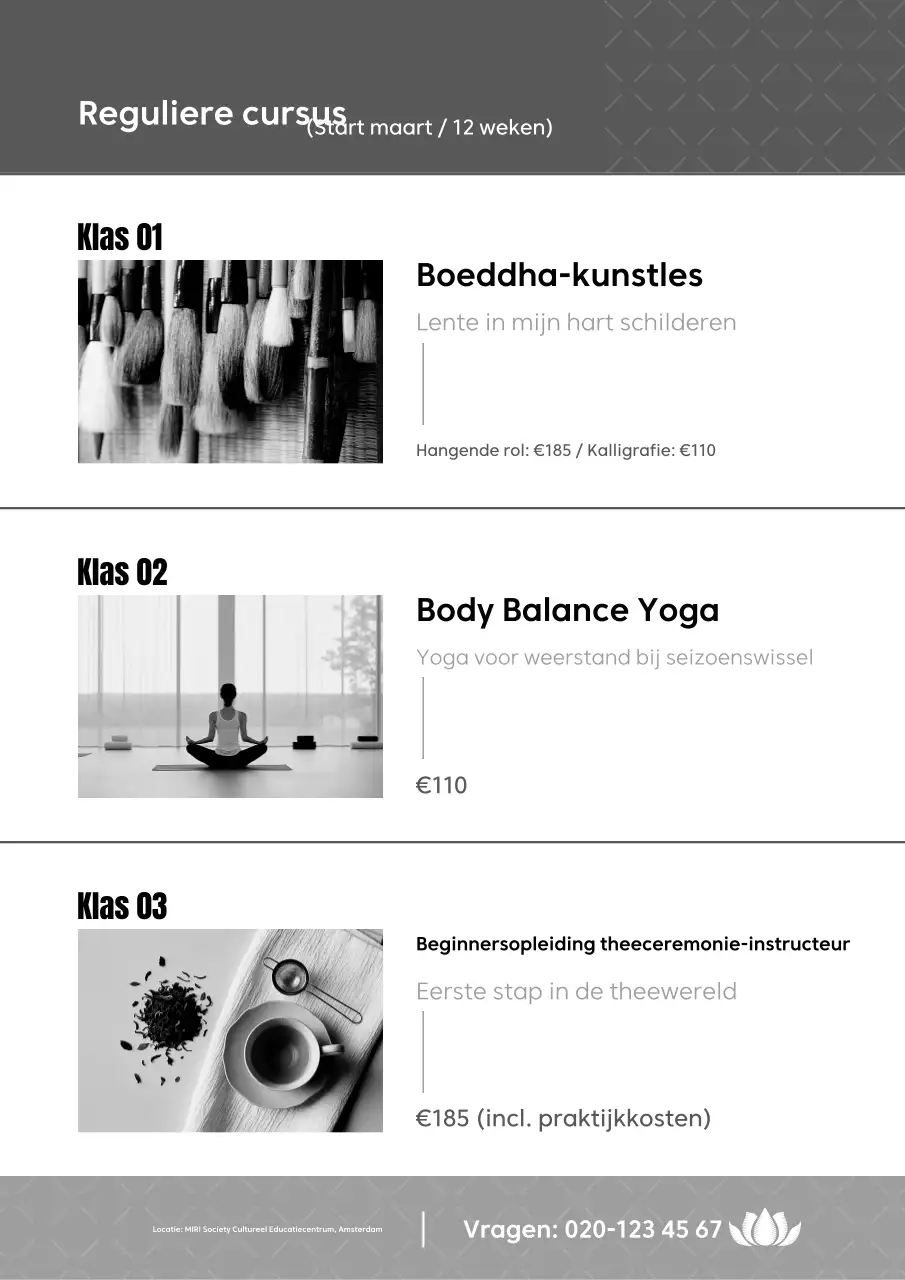 Cursusgids Gray Moderne Cultuur