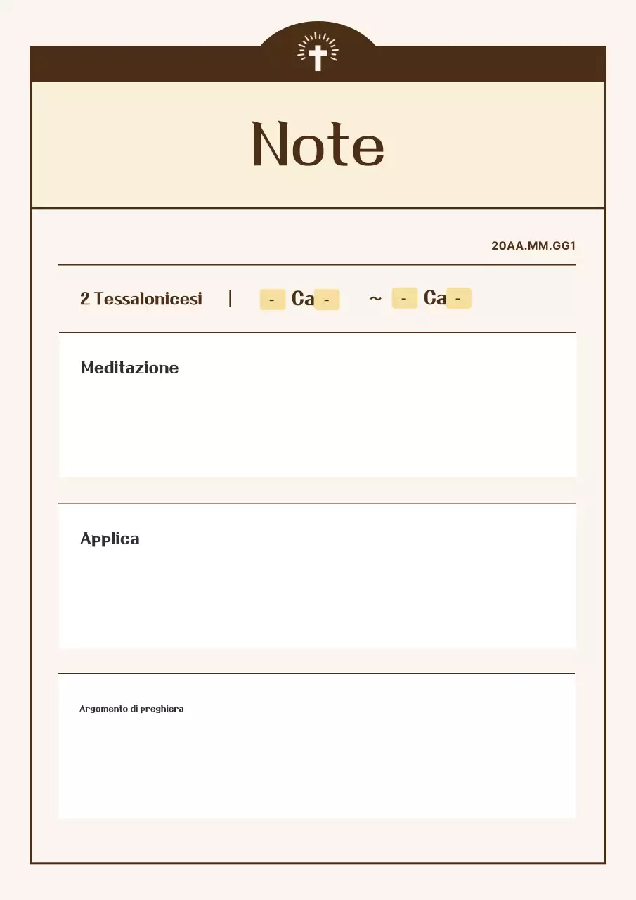 Una raccolta di pagine di diario religiose e di fede cristiana classiche della Marina.