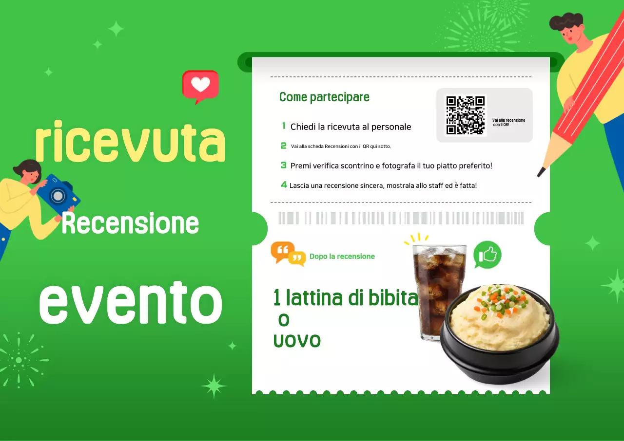 Promozione dell'evento di revisione Green Pop