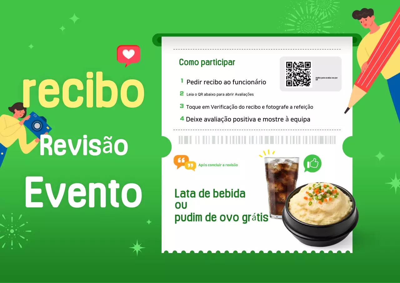 Promoção do evento Green Pop Review