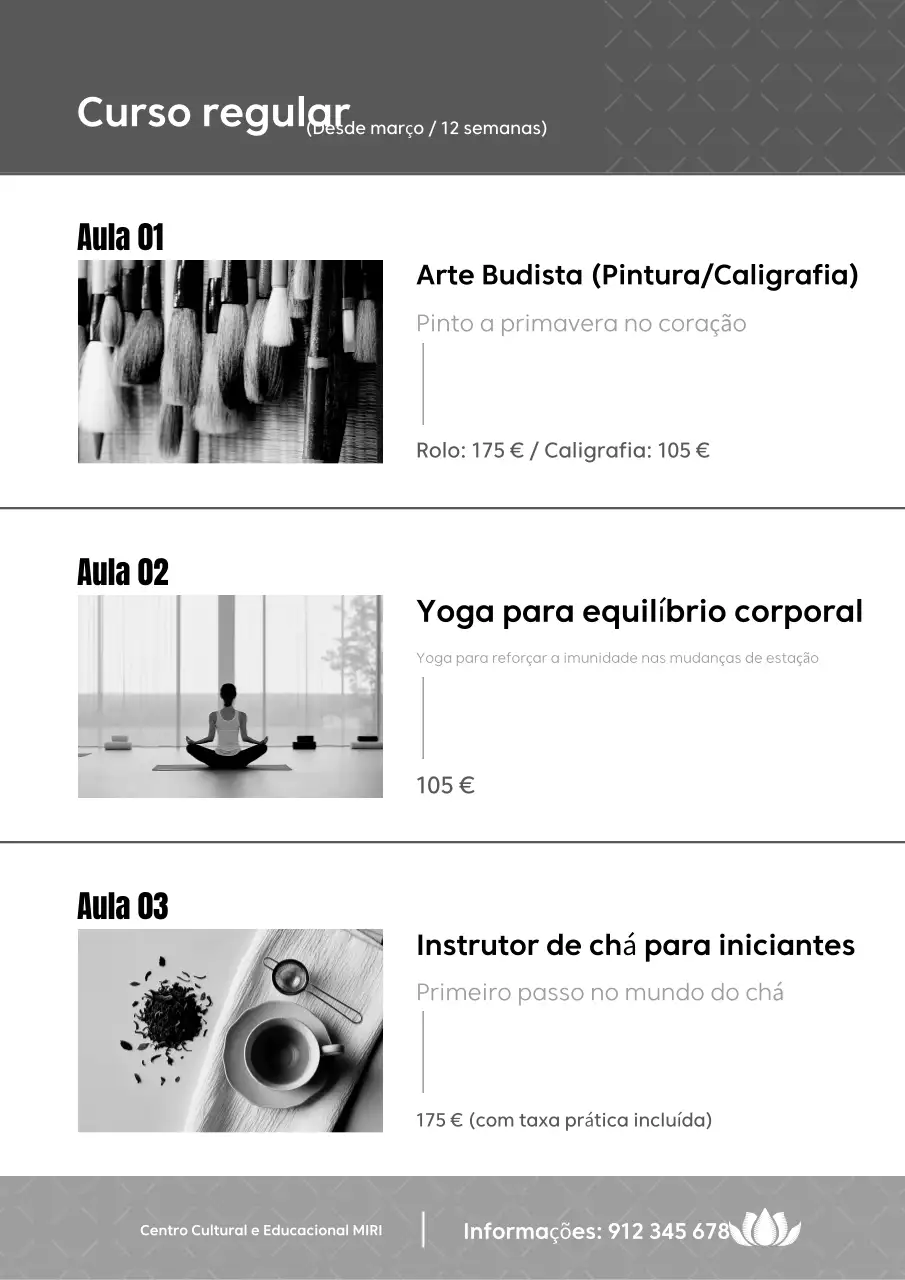 Guia do Curso de Cultura Moderna Cinza