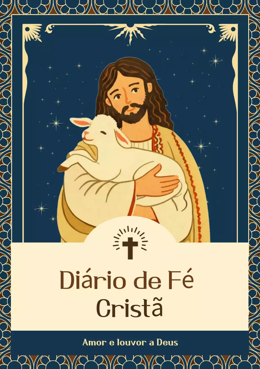 Uma coleção de páginas clássicas do diário religioso e da fé cristã de Navy.