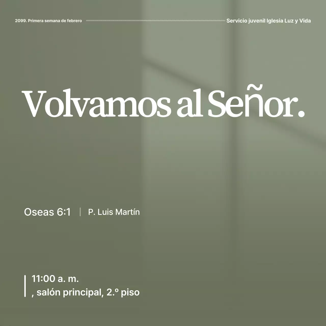 Guía sencilla de adoración en color caqui