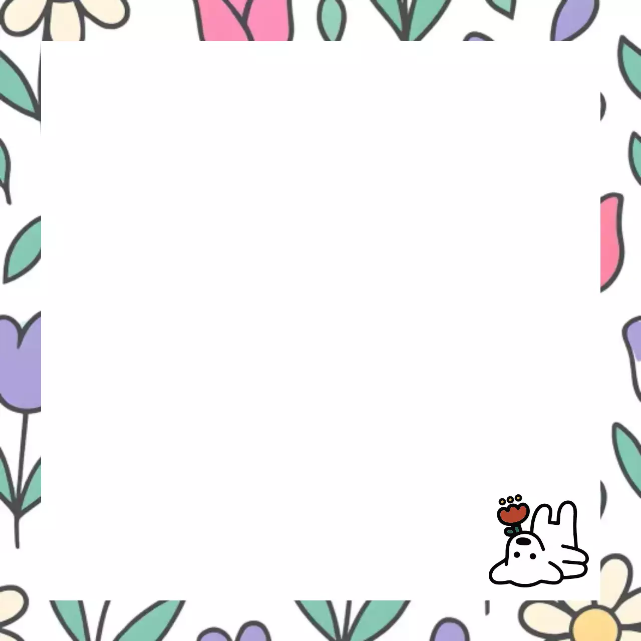 연보라 아기자기한 만화 그림