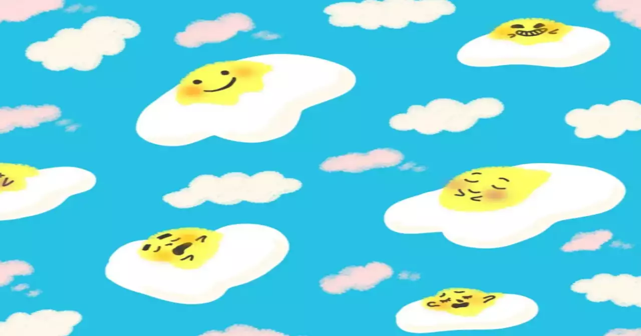 하늘색 아기자기한 캐릭터 스티커