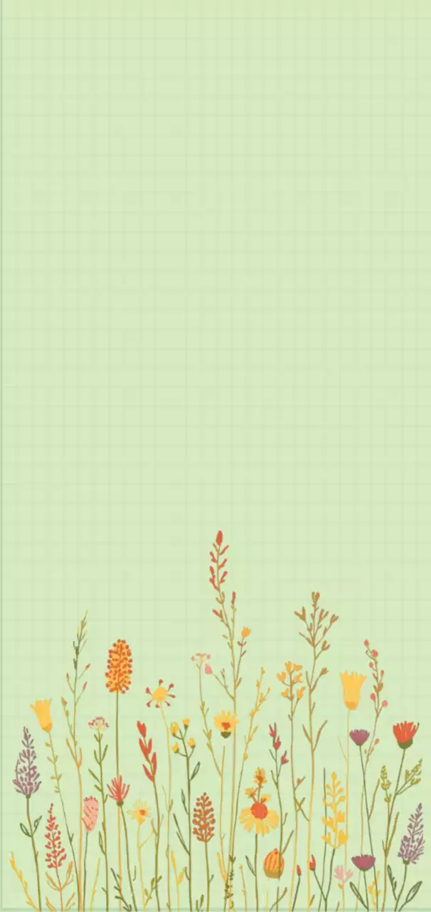 연두 심플 자연 메모지