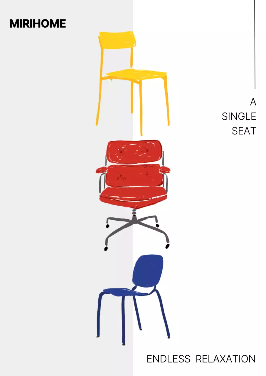 미니멀 가구 광고