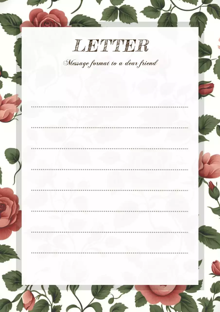 undangan surat elegan berwarna krem