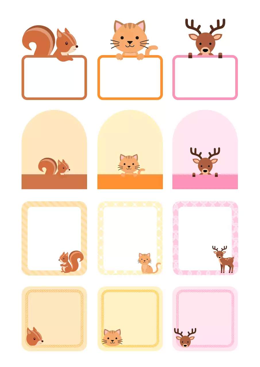 연두 아기자기한 메모지 문구