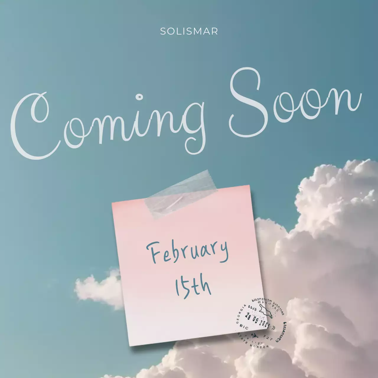 Blue Modern Event Notice Social Media Square