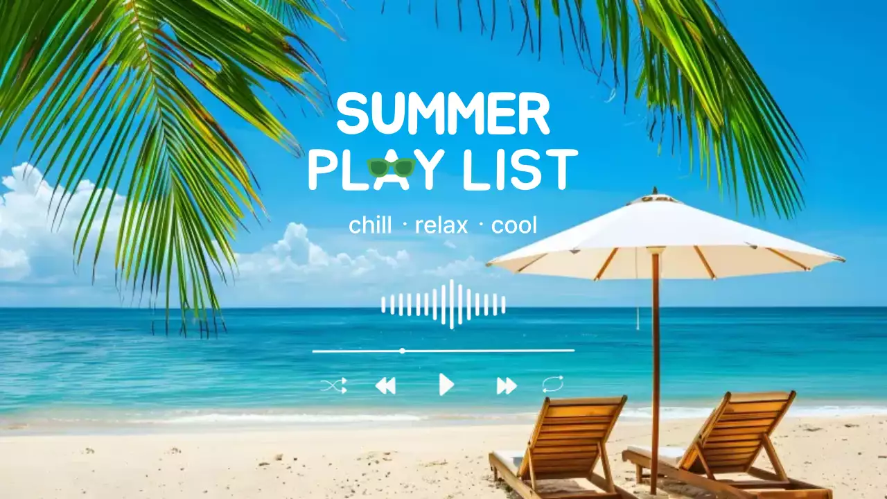 하늘색 트로피칼 음악 플레이리스트