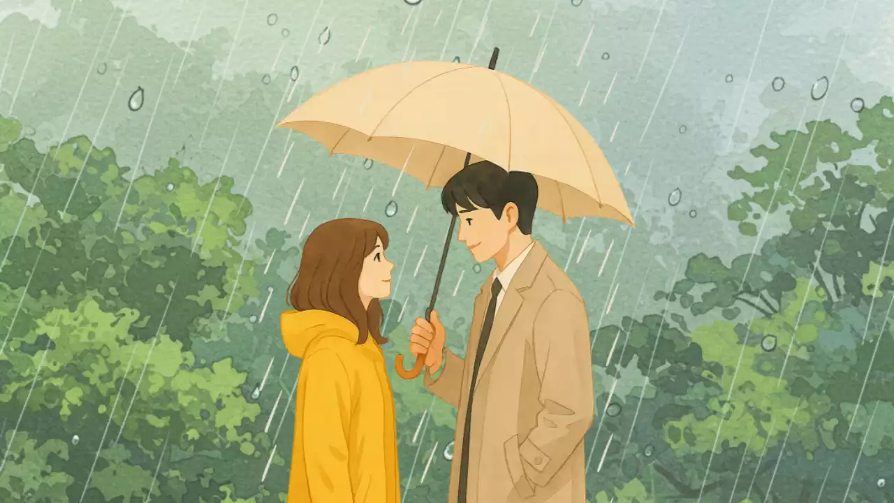 노랑 아기자기한 로맨스 포토프레임