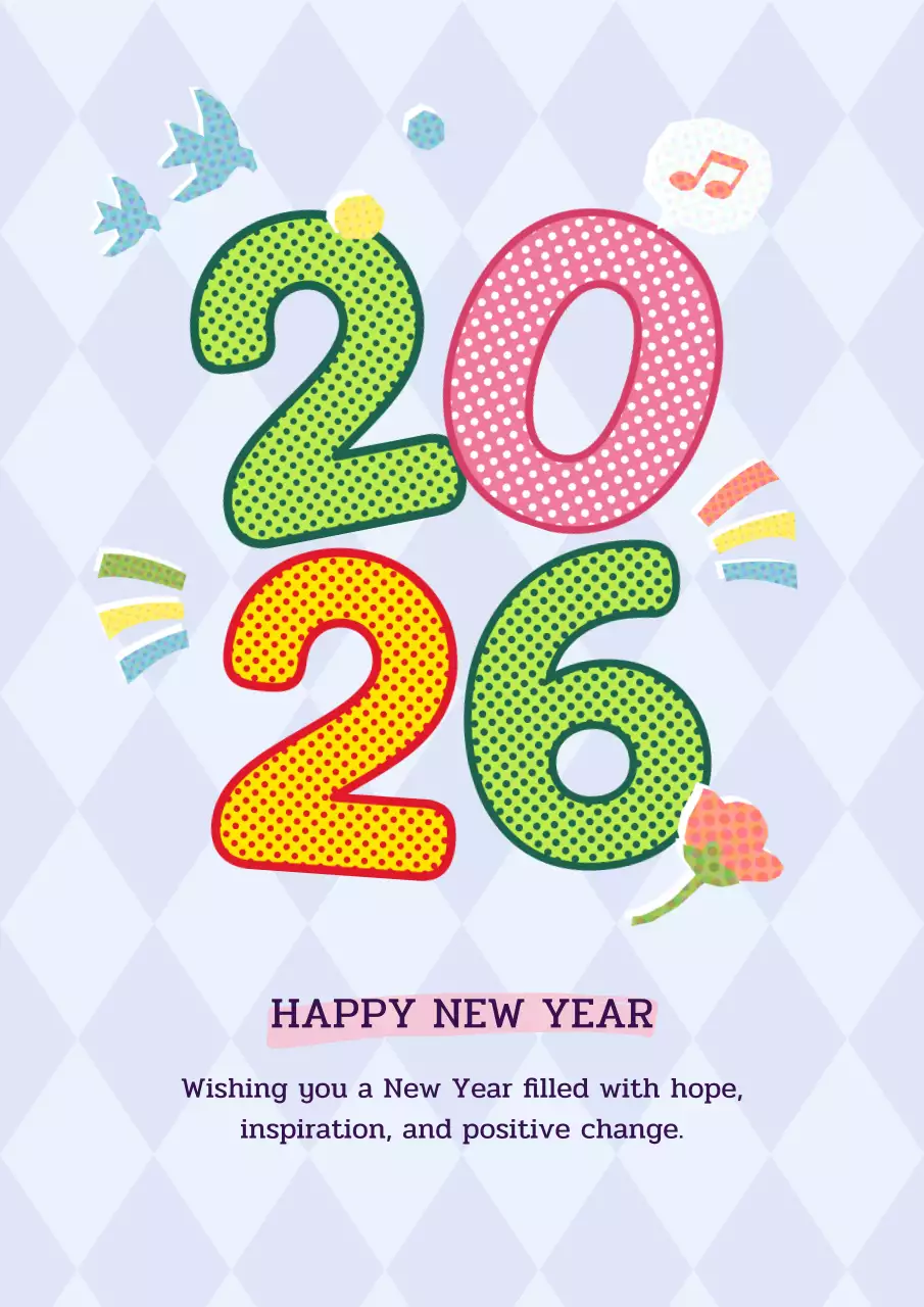 다채로운 하프톤 숫자 팩