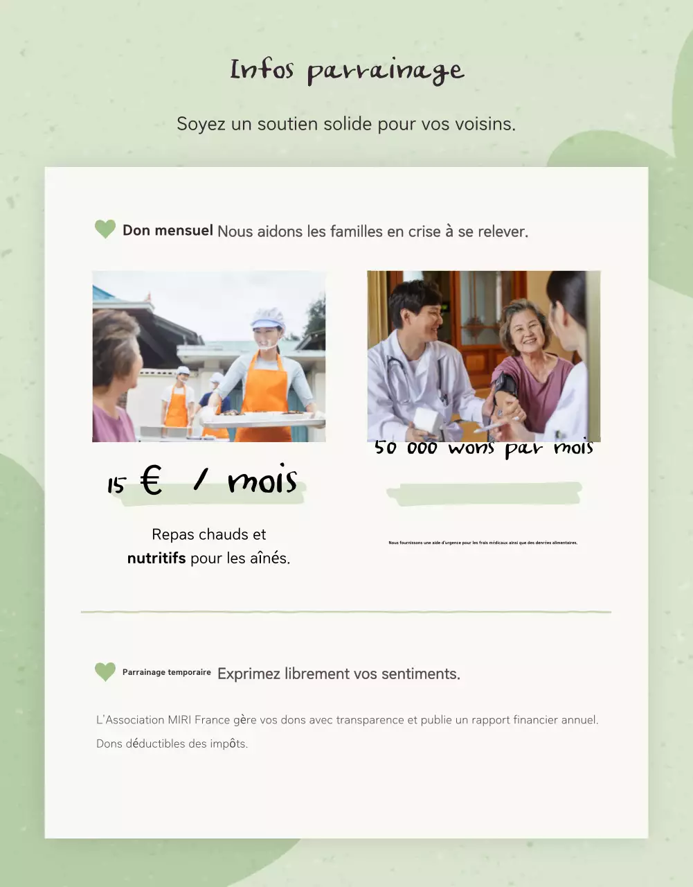 Guide chrétien vert, doux et émotionnel