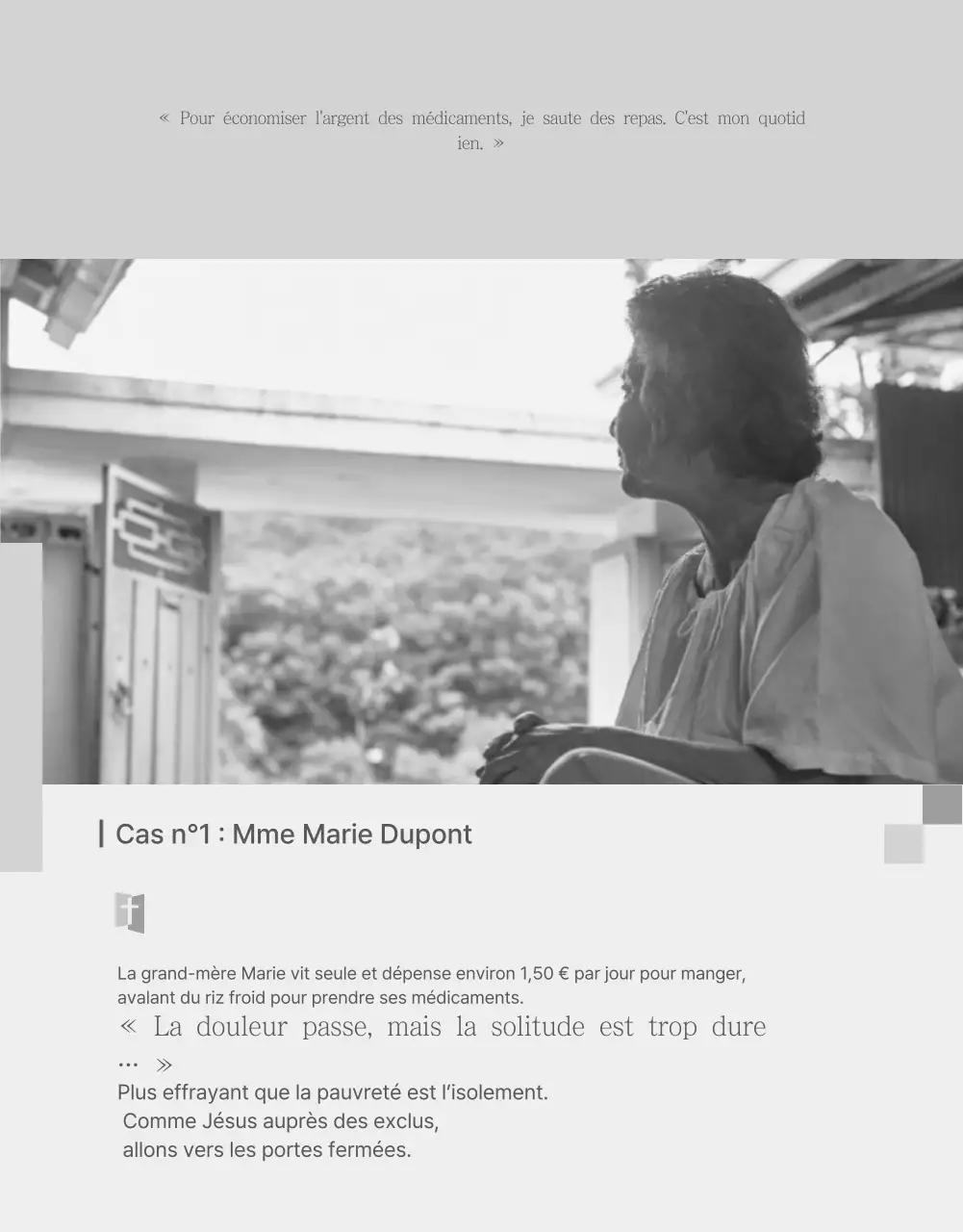 Guide de parrainage simple en noir et blanc