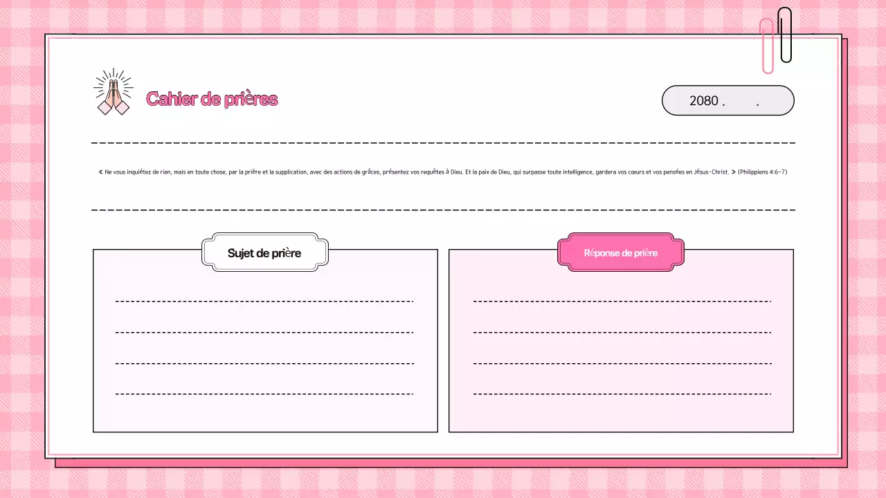 Journal intime rose de bébé