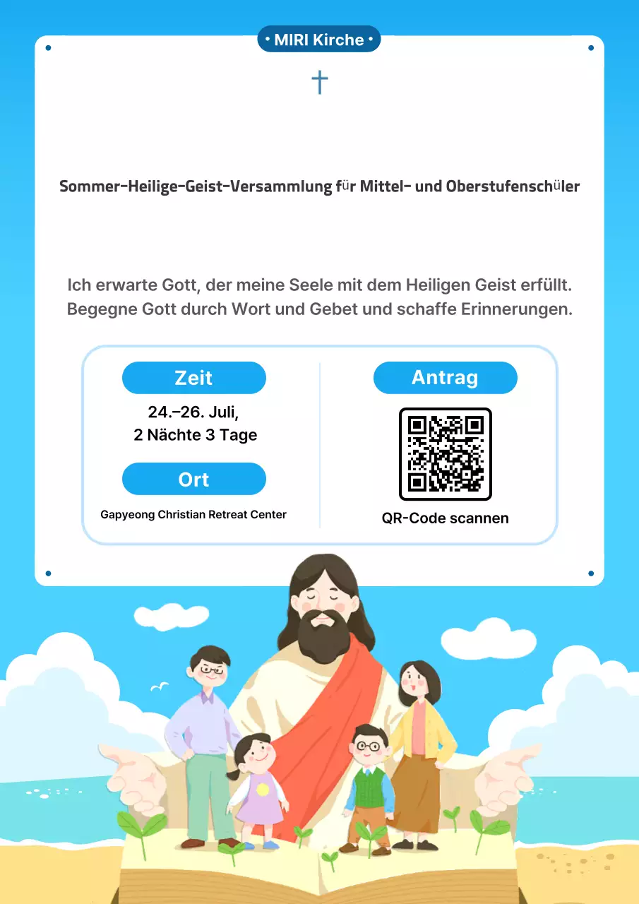 Veranstaltungsleitfaden der Blue Simple Church