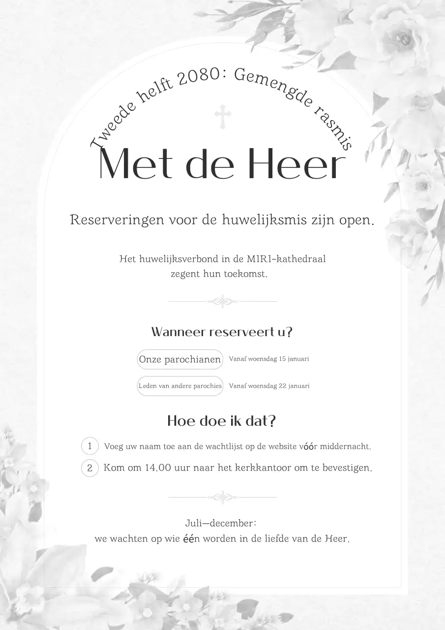 Gids voor gemengde mis White Classic