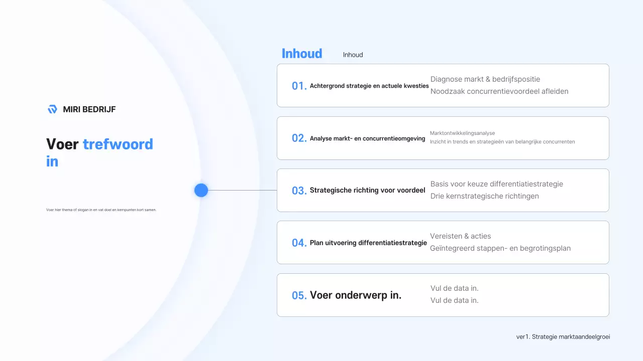 Sky Blue Modern Business Beschrijving