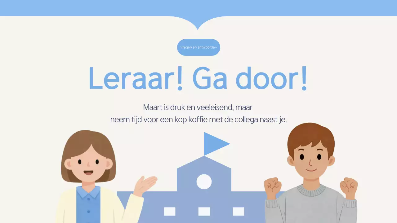 Sky Blue Clean Onderwijsplan