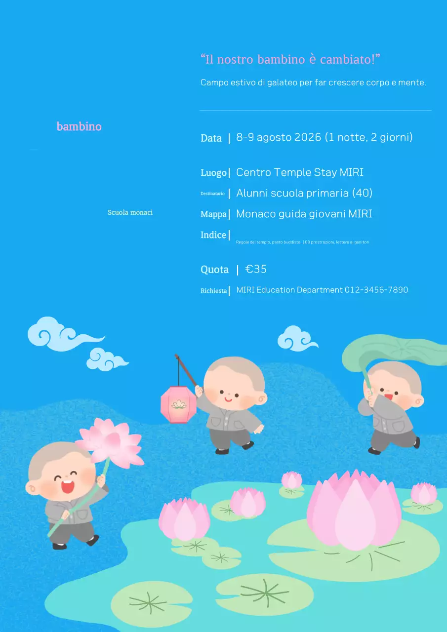 Evento per bambini Blue Baby