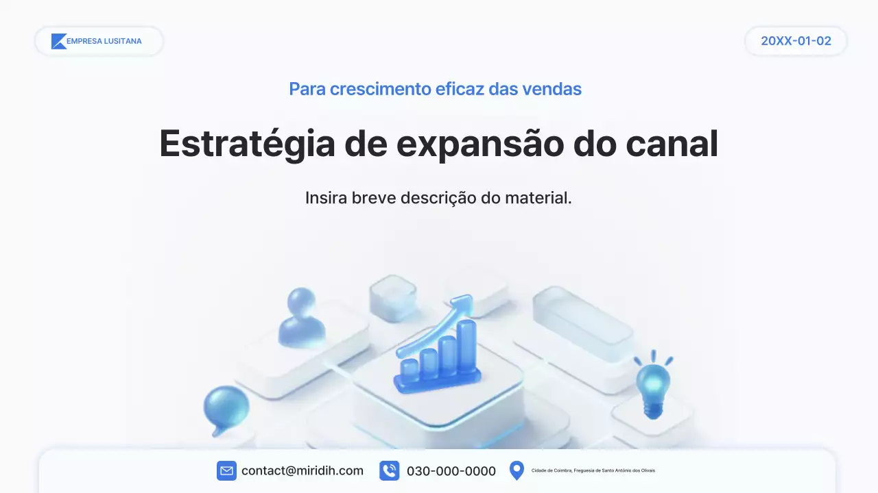 Relatório de Estratégia Moderna Azul Celeste