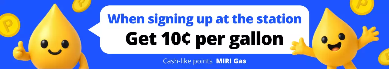 promoção de gás moderno azul