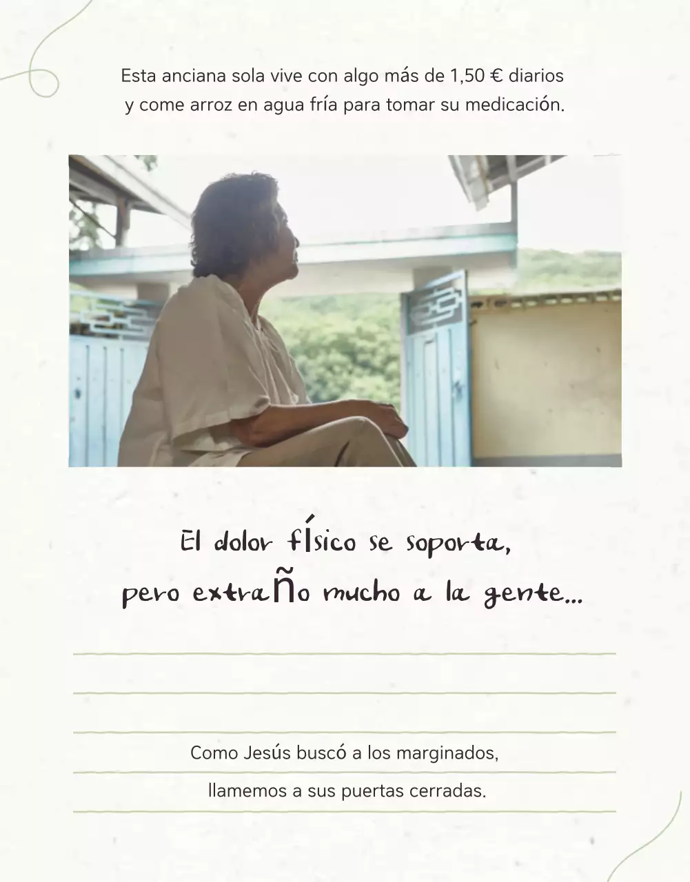 Guía cristiana verde, dulce y emotiva