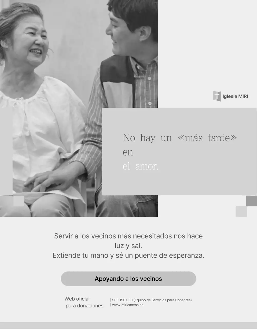 Guía de patrocinio simple en blanco y negro