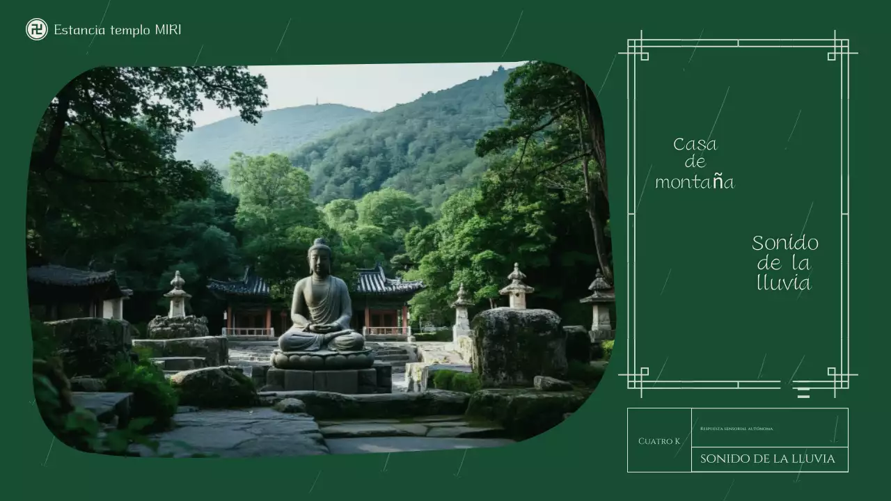 Publicidad de meditación tradicional Kaki