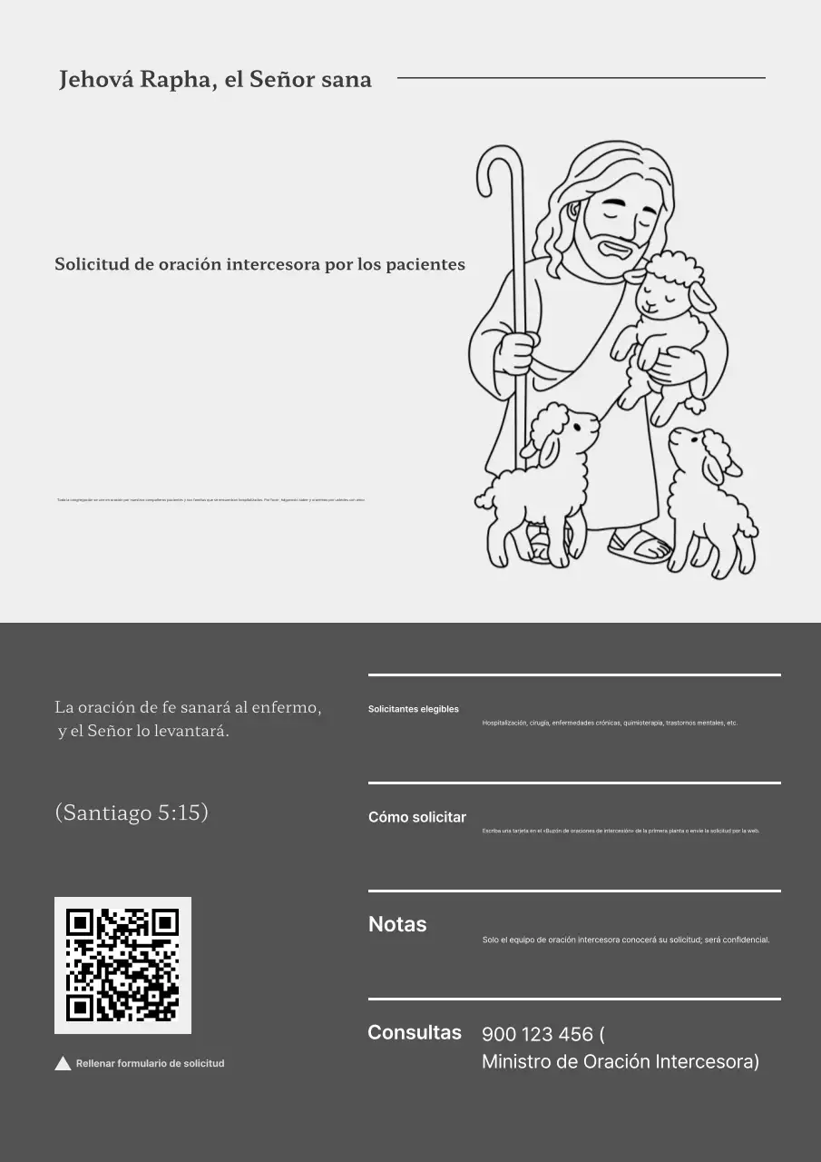 Guía de oración sencilla de Gray