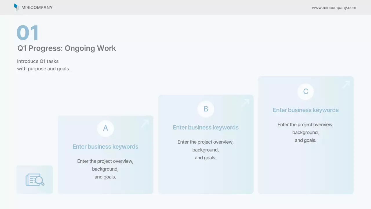 Laporan Bisnis Bersih Biru Langit