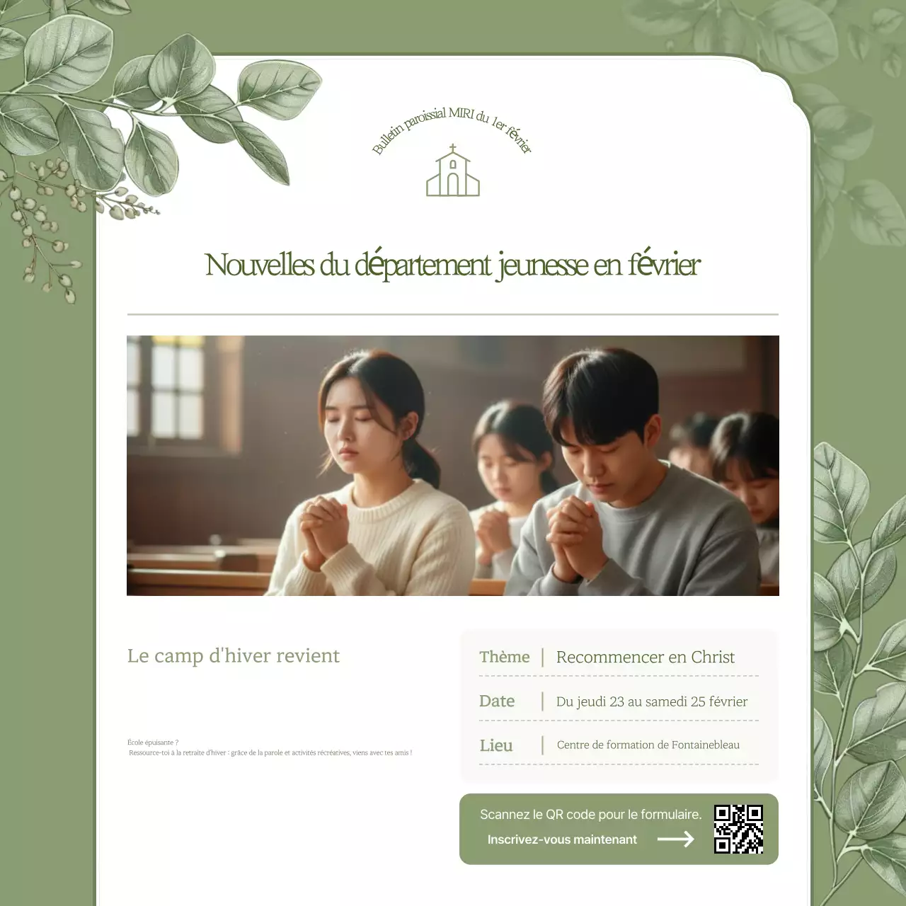 Guide simple des services religieux kaki