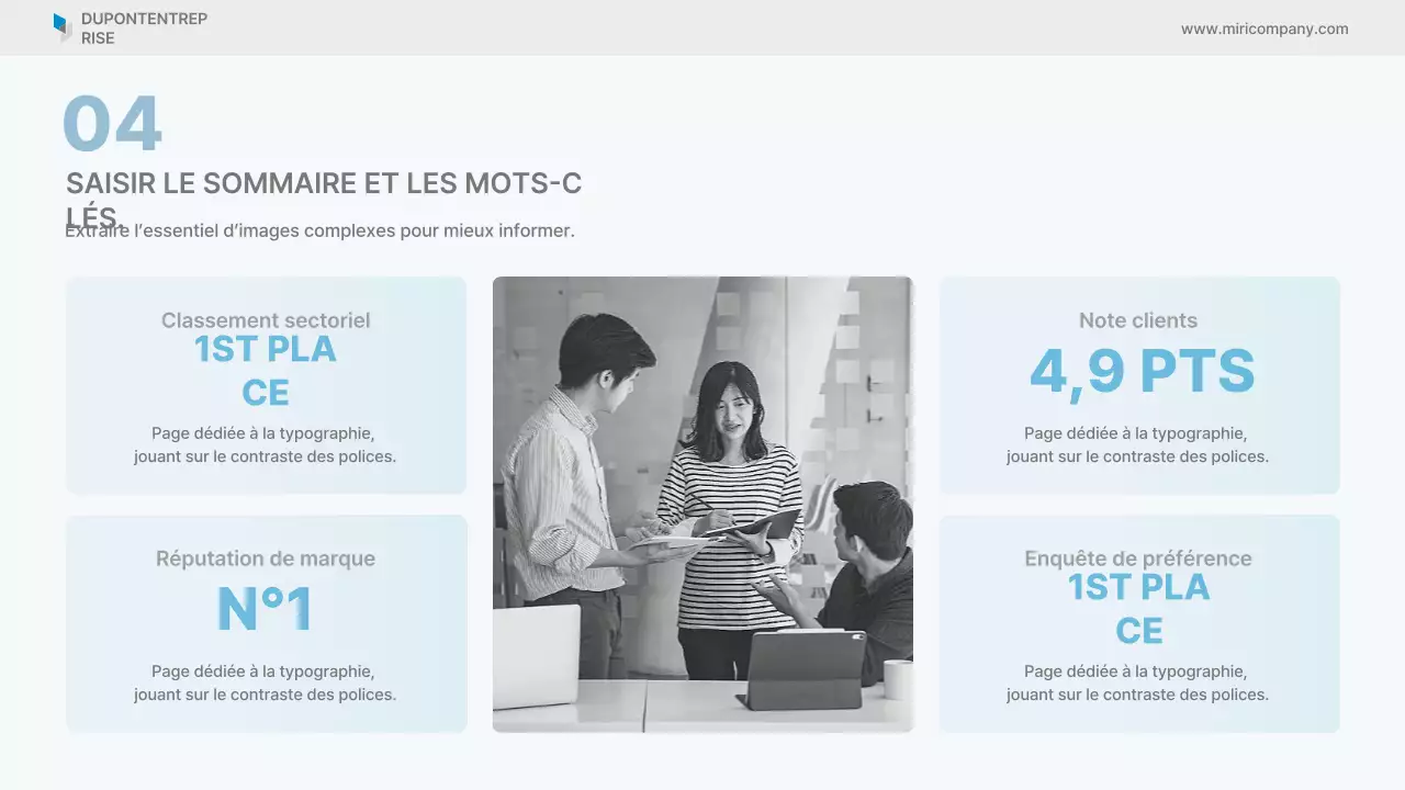 Rapport Sky Blue Clean Business