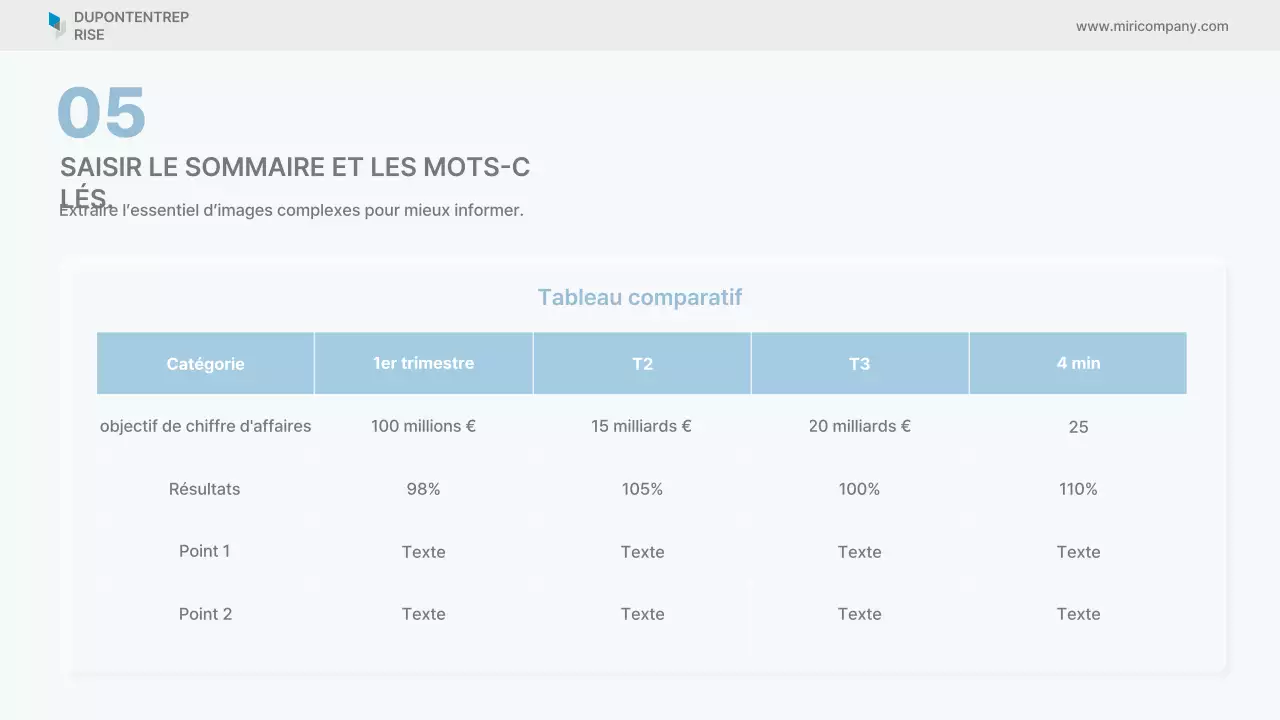 Rapport Sky Blue Clean Business