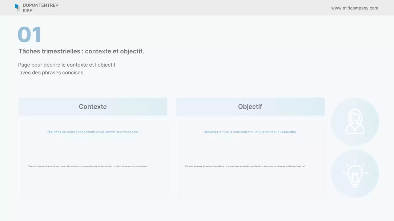 Rapport Sky Blue Clean Business