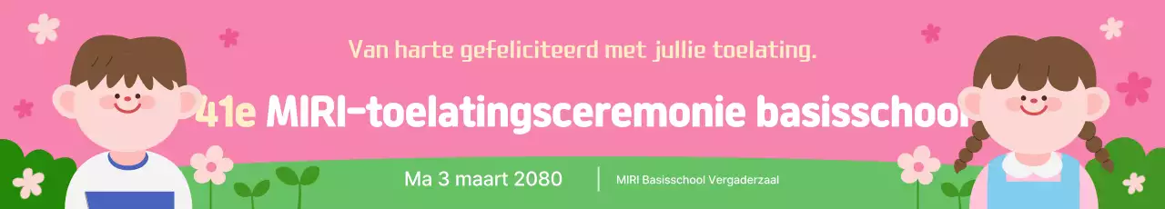 Handleiding voor de roze baby-entreeceremonie