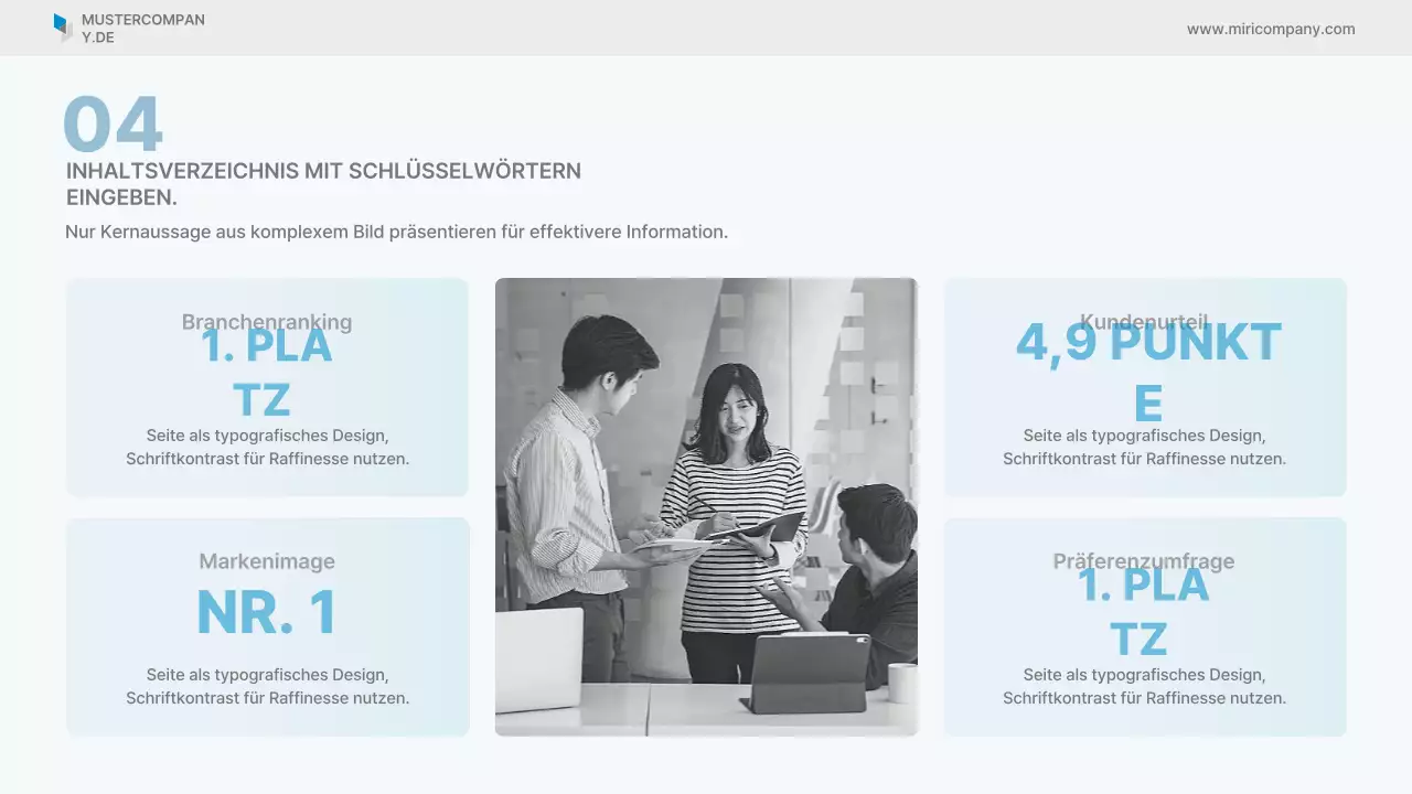 Sky Blue Clean Geschäftsbericht