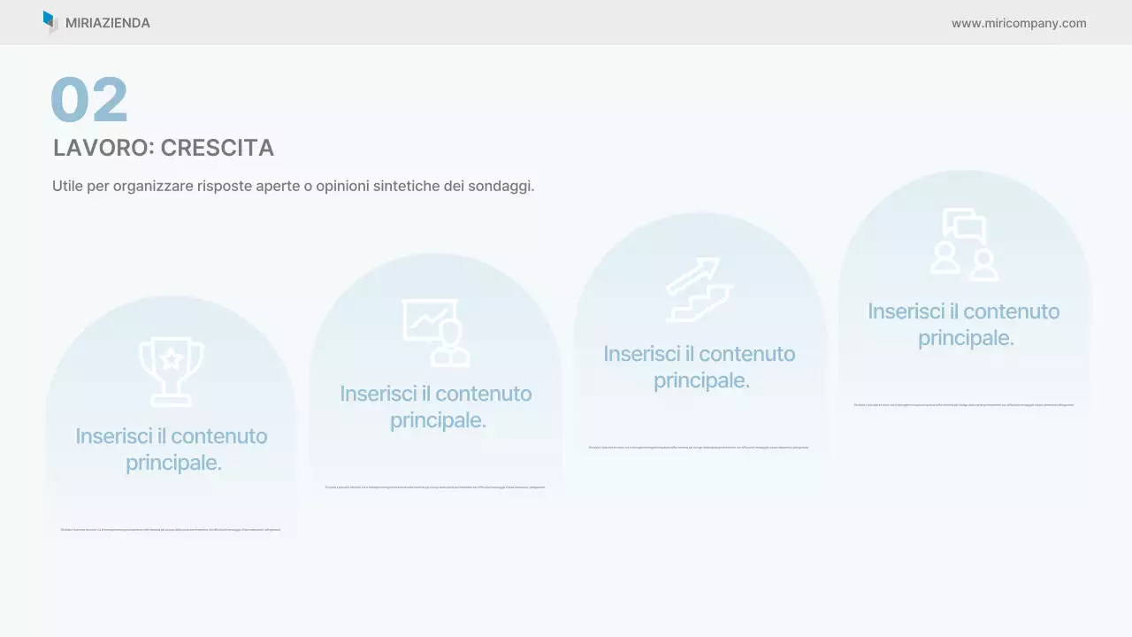 Rapporto aziendale pulito di Sky Blue