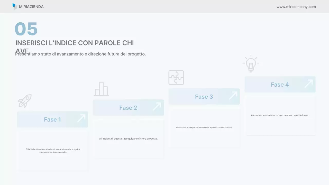 Rapporto aziendale pulito di Sky Blue