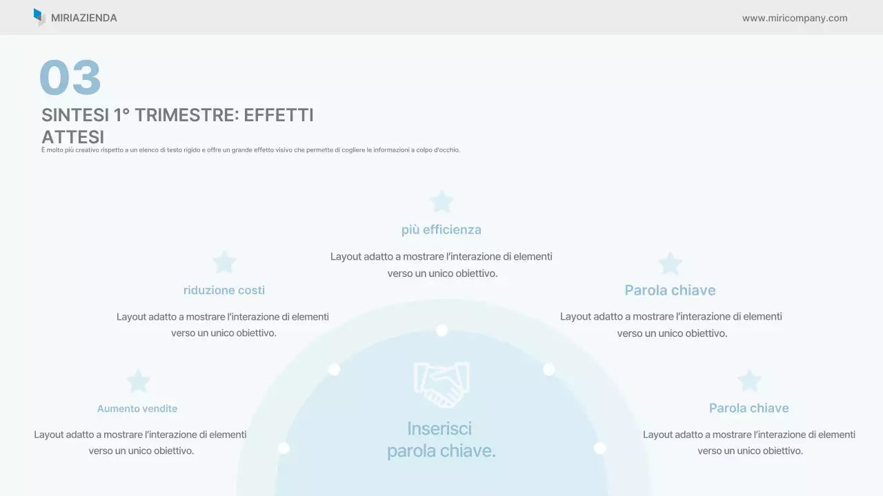 Rapporto aziendale pulito di Sky Blue