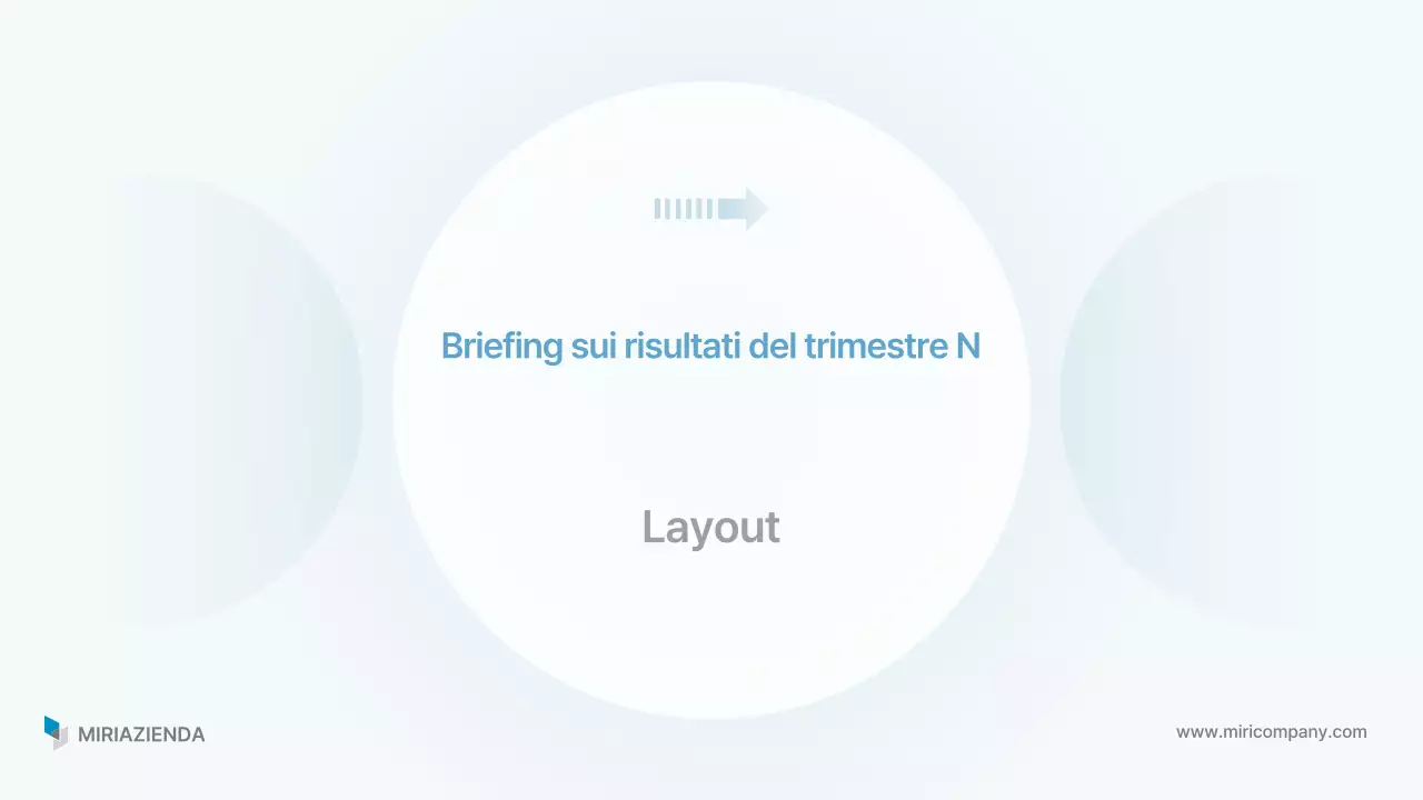 Rapporto aziendale pulito di Sky Blue