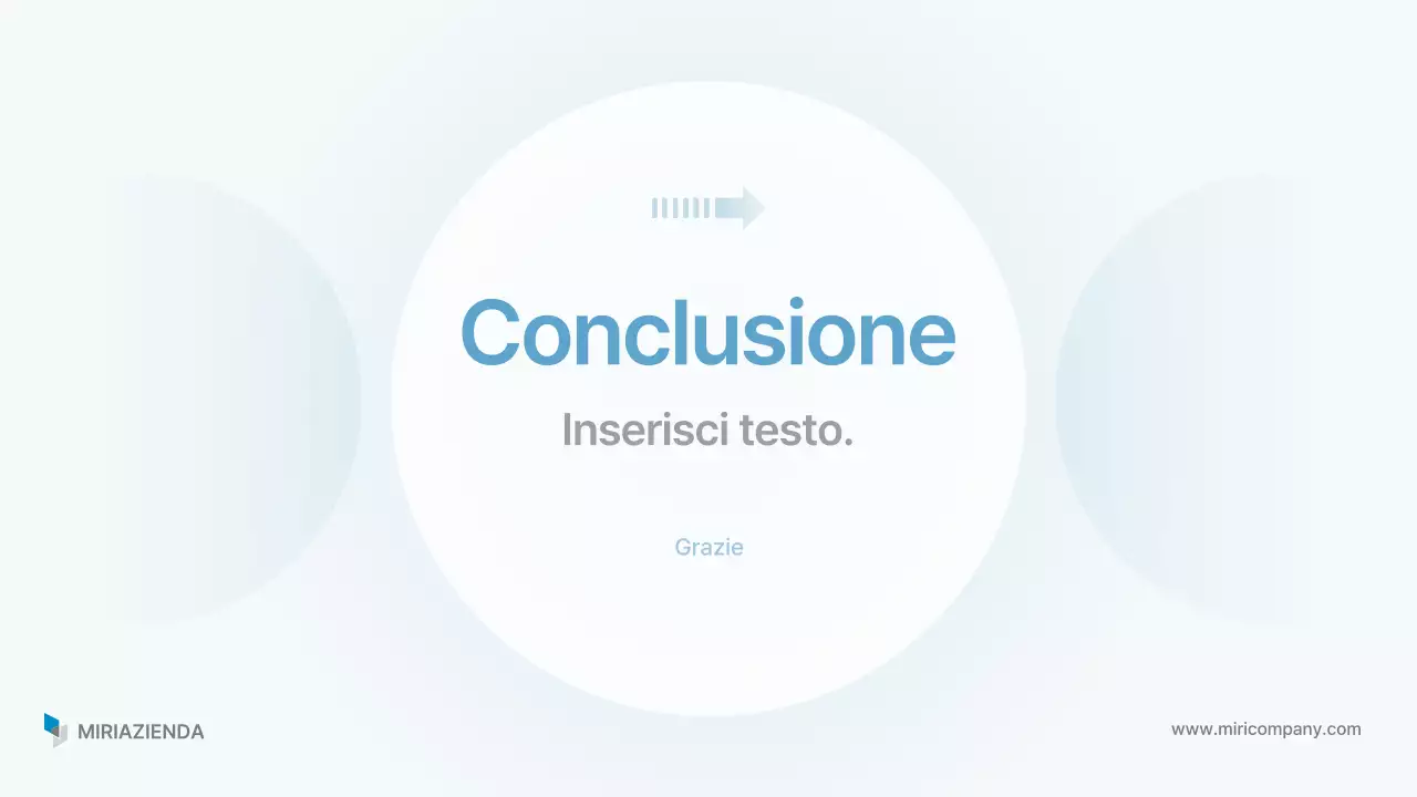 Rapporto aziendale pulito di Sky Blue