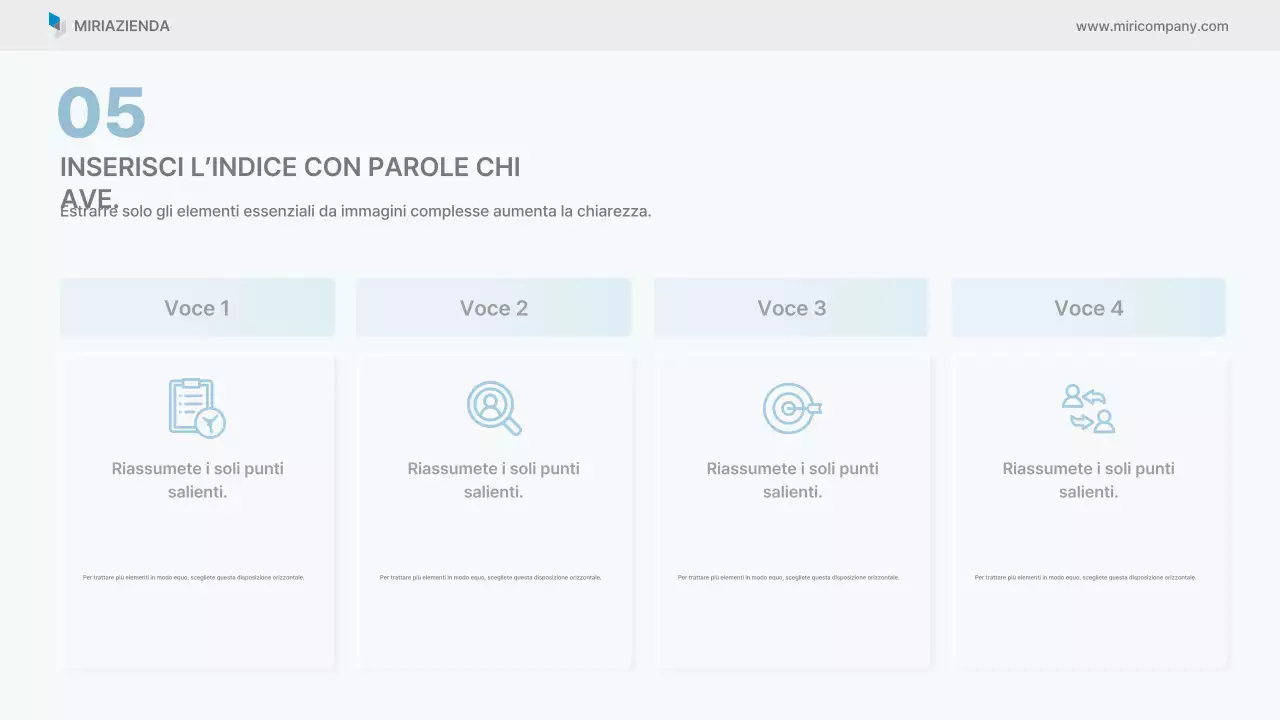 Rapporto aziendale pulito di Sky Blue