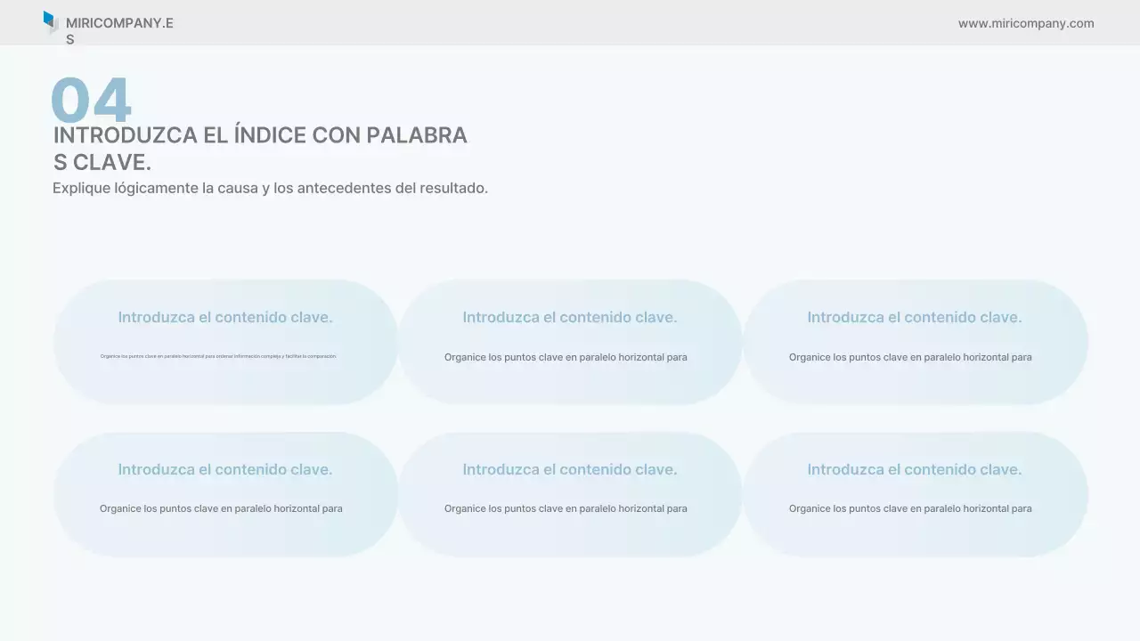 Informe empresarial limpio de Sky Blue