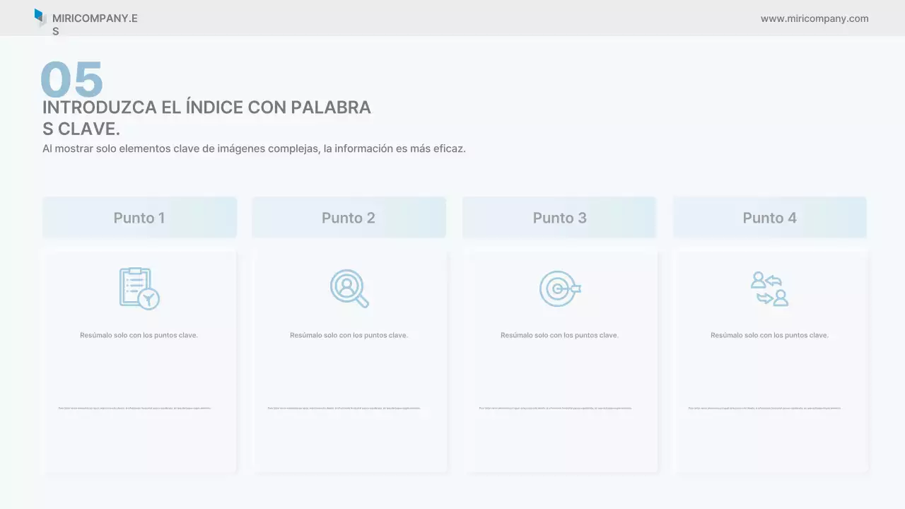 Informe empresarial limpio de Sky Blue