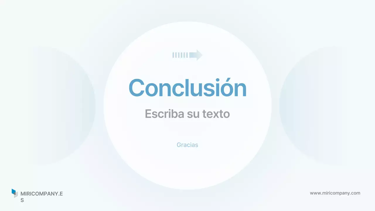 Informe empresarial limpio de Sky Blue