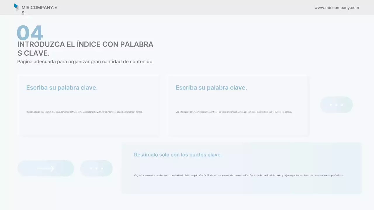 Informe empresarial limpio de Sky Blue