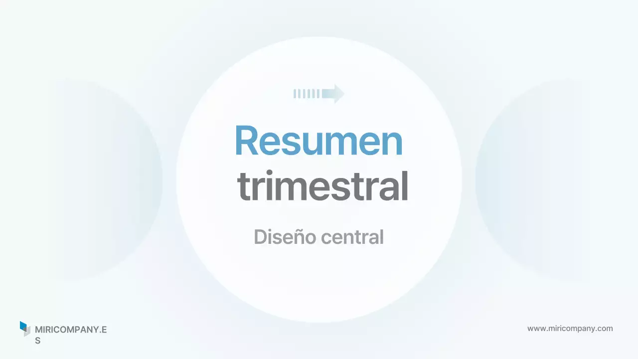 Informe empresarial limpio de Sky Blue